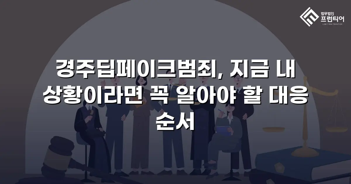 경주딥페이크범죄, 지금 내 상황이라면 꼭 알아야 할 대응 순서