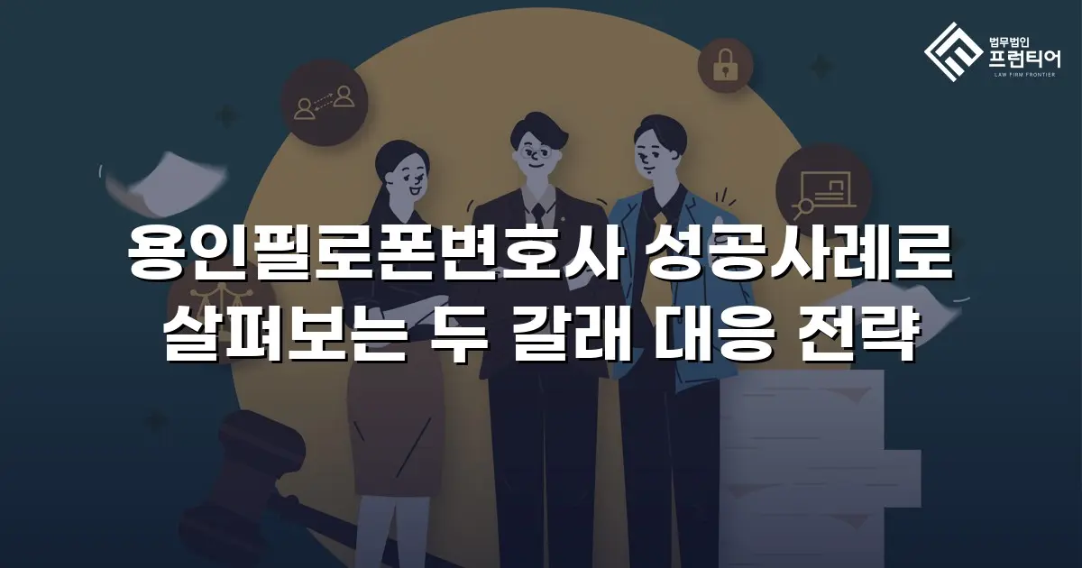 용인필로폰변호사 성공사례로 살펴보는 두 갈래 대응 전략