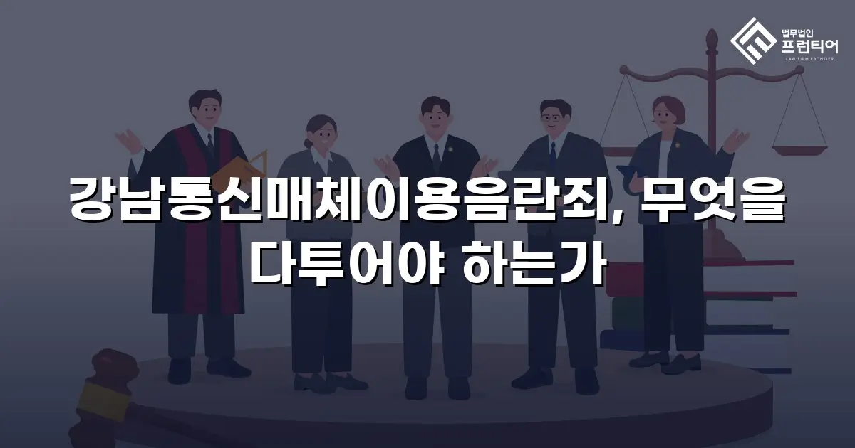 강남통신매체이용음란죄, 무엇을 다투어야 하는가