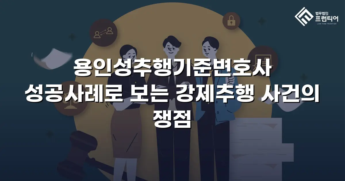 용인성추행기준변호사 성공사례로 보는 강제추행 사건의 쟁점