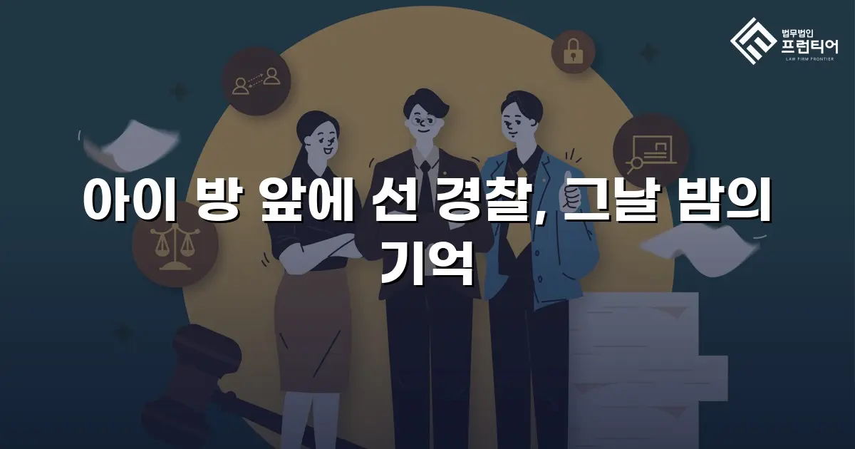 아이 방 앞에 선 경찰, 그날 밤의 기억