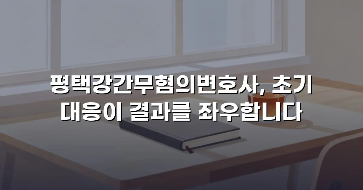 평택강간무혐의변호사, 초기 대응이 결과를 좌우합니다
