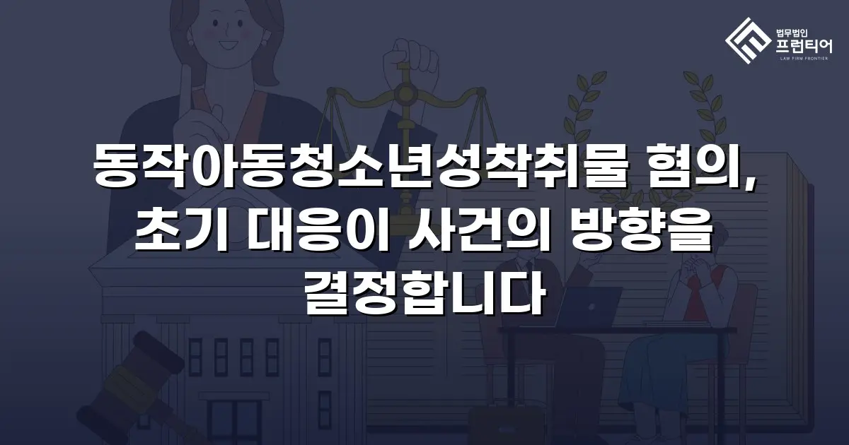 동작아동청소년성착취물 혐의, 초기 대응이 사건의 방향을 결정합니다