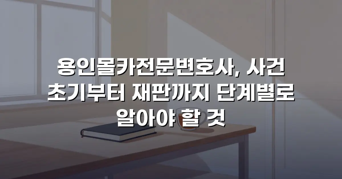 용인몰카전문변호사, 사건 초기부터 재판까지 단계별로 알아야 할 것