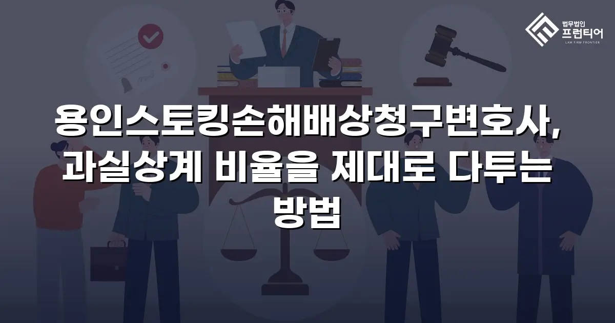 용인스토킹손해배상청구변호사, 과실상계 비율을 제대로 다투는 방법