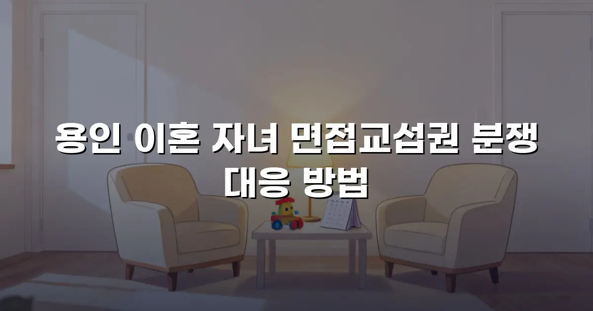 용인 이혼 자녀 면접교섭권 분쟁 대응 방법
