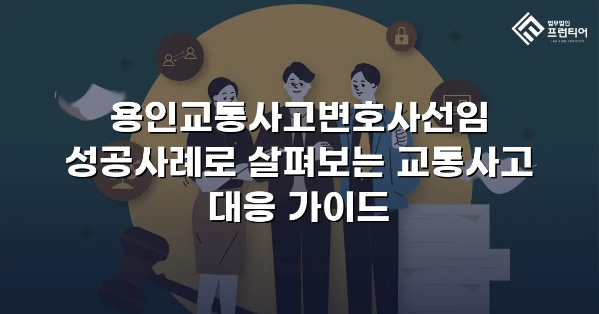 용인교통사고변호사선임 성공사례로 살펴보는 교통사고 대응 가이드