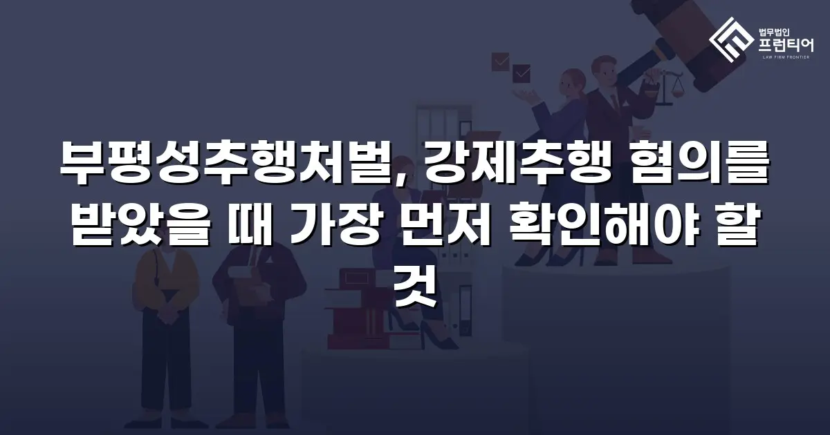 부평성추행처벌, 강제추행 혐의를 받았을 때 가장 먼저 확인해야 할 것