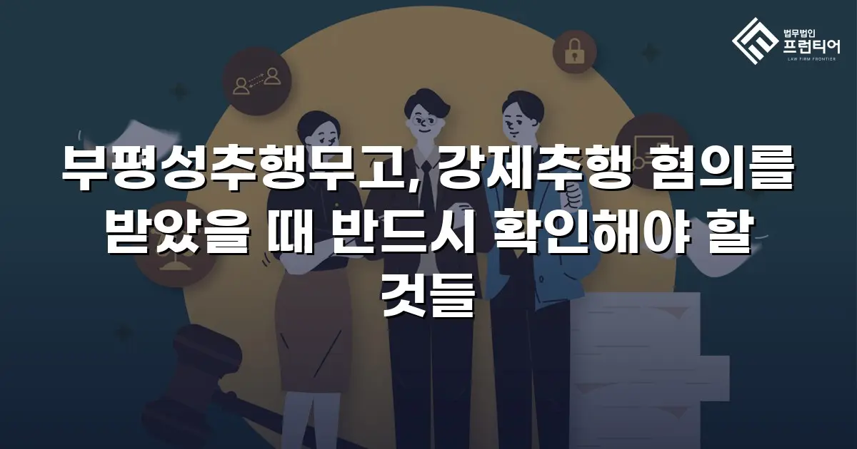 부평성추행무고, 강제추행 혐의를 받았을 때 반드시 확인해야 할 것들