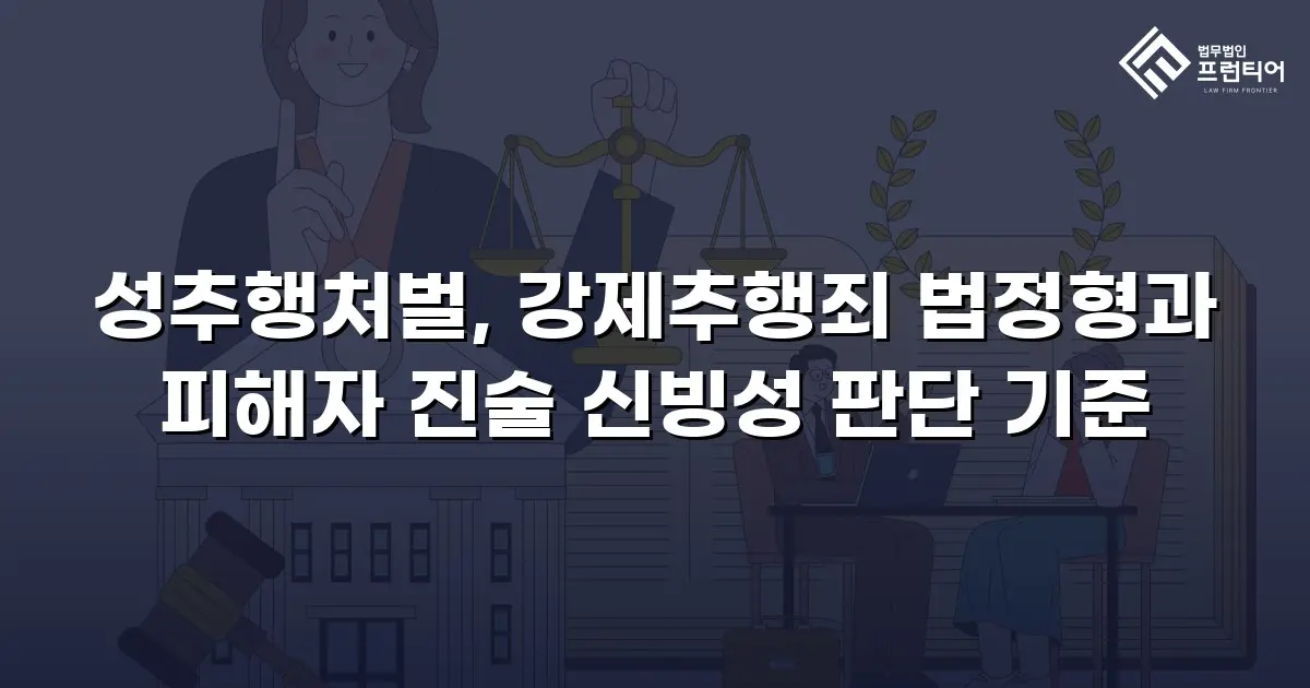 성추행처벌, 강제추행죄 법정형과 피해자 진술 신빙성 판단 기준