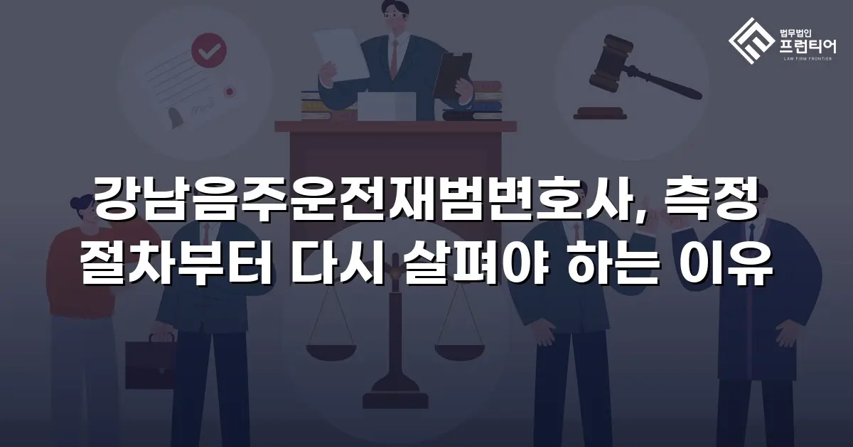 강남음주운전재범변호사, 측정 절차부터 다시 살펴야 하는 이유