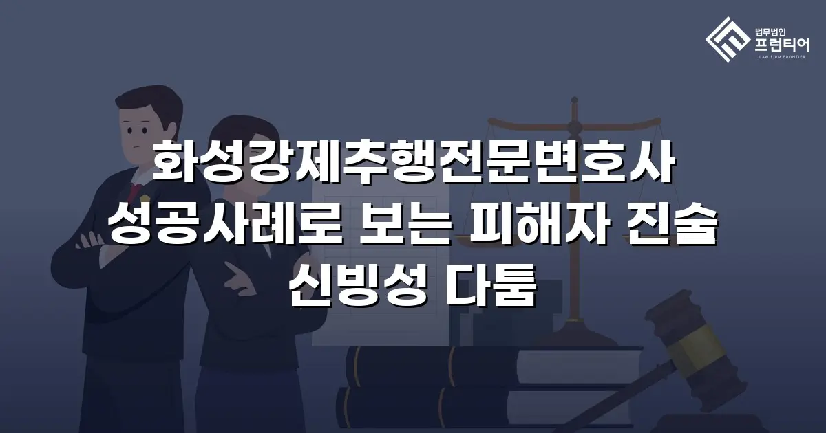 화성강제추행전문변호사 성공사례로 보는 피해자 진술 신빙성 다툼
