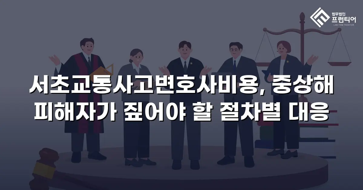 서초교통사고변호사비용, 중상해 피해자가 짚어야 할 절차별 대응