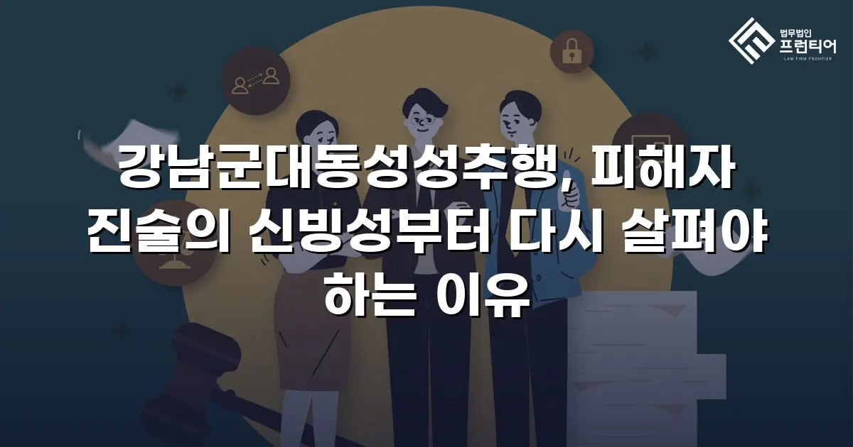 강남군대동성성추행, 피해자 진술의 신빙성부터 다시 살펴야 하는 이유
