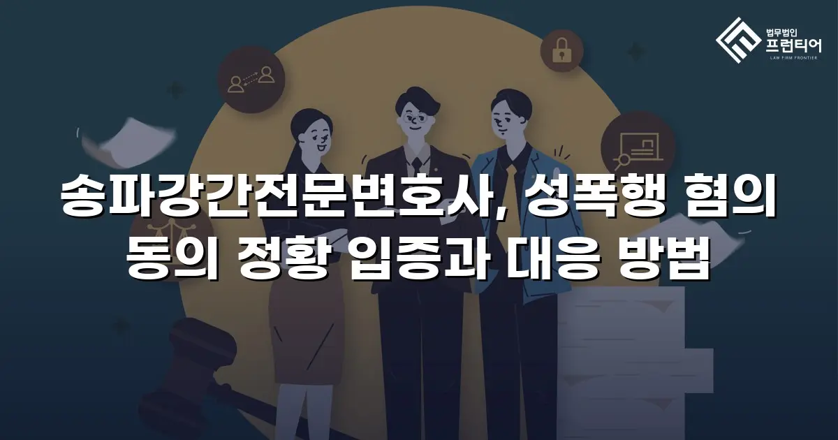 송파강간전문변호사, 성폭행 혐의 동의 정황 입증과 대응 방법