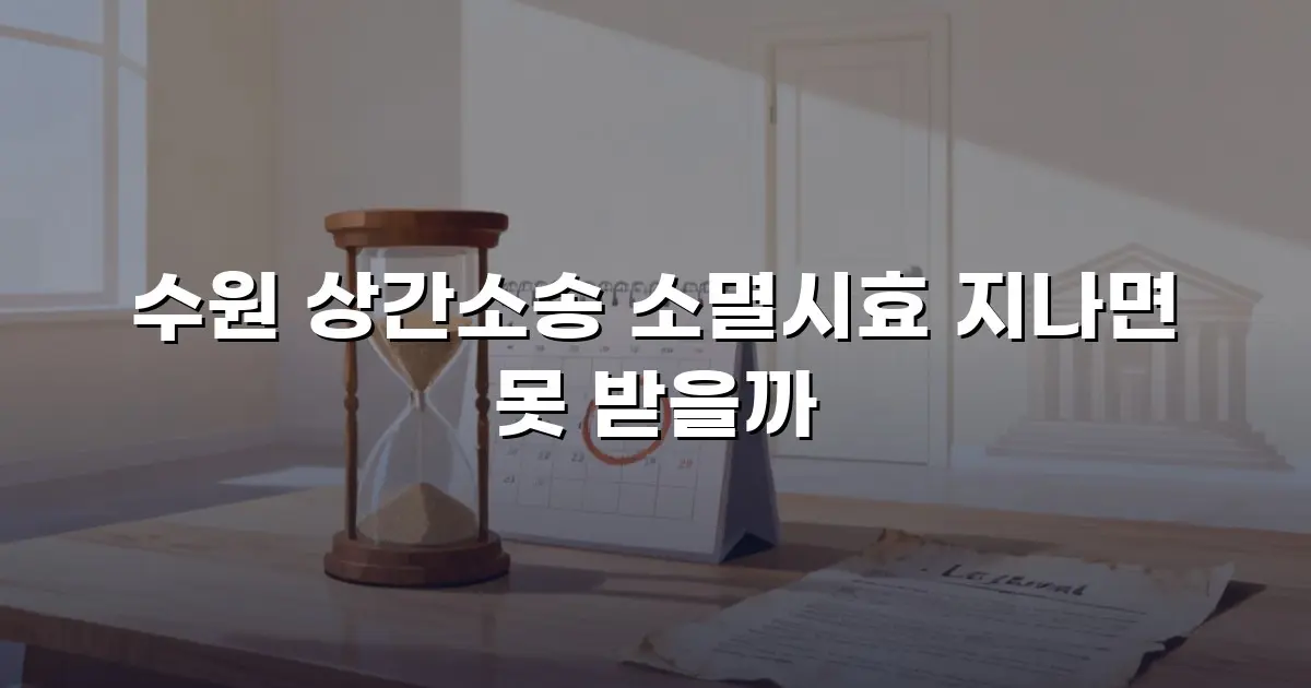 수원 상간소송 소멸시효 지나면 못 받을까