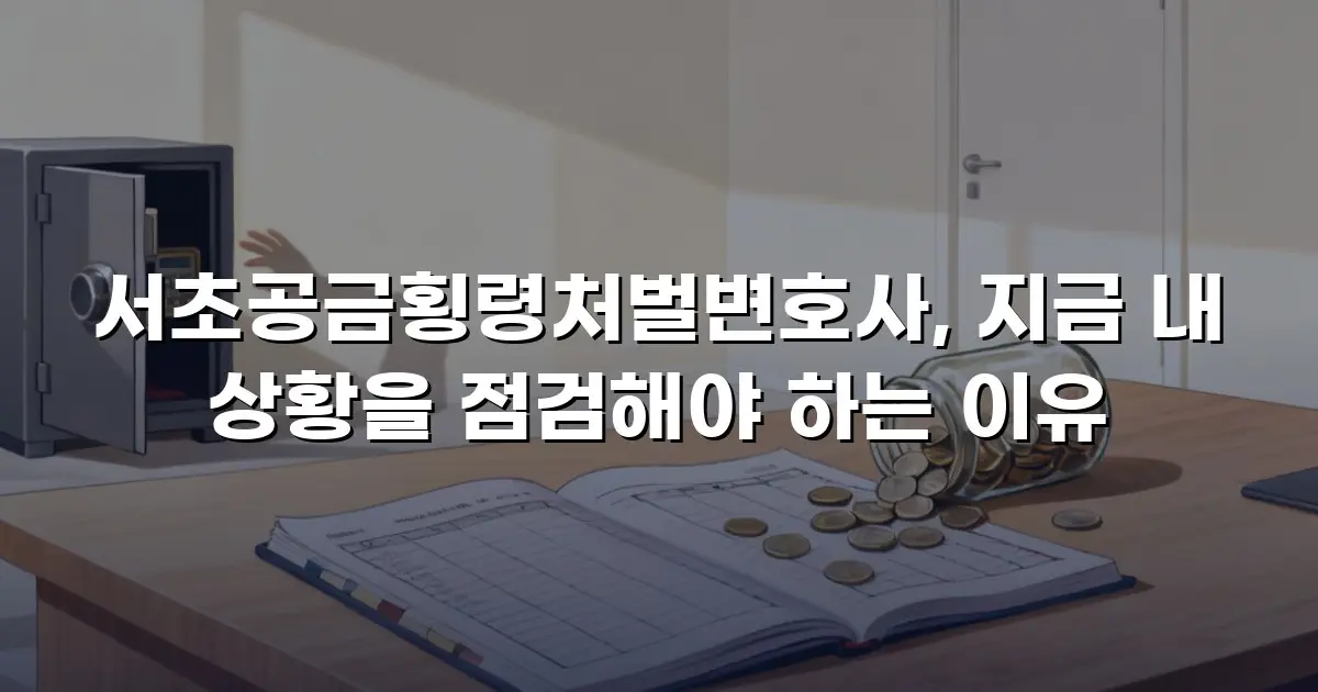 서초공금횡령처벌변호사, 지금 내 상황을 점검해야 하는 이유