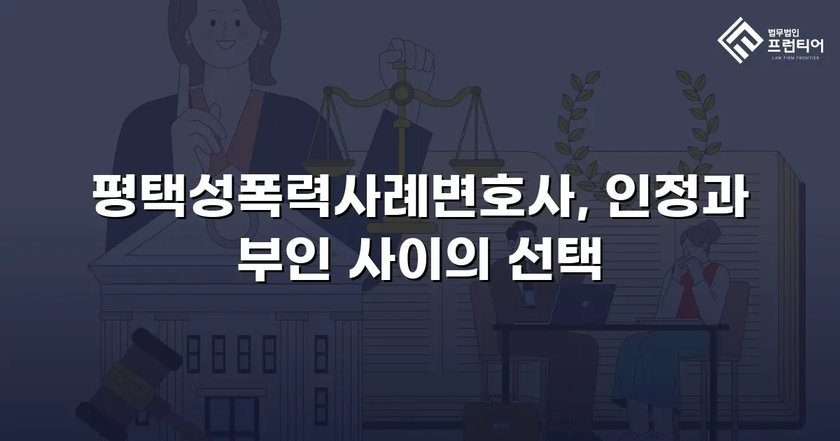 평택성폭력사례변호사, 인정과 부인 사이의 선택