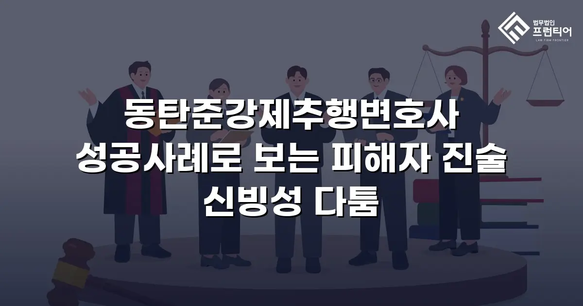 동탄준강제추행변호사 성공사례로 보는 피해자 진술 신빙성 다툼