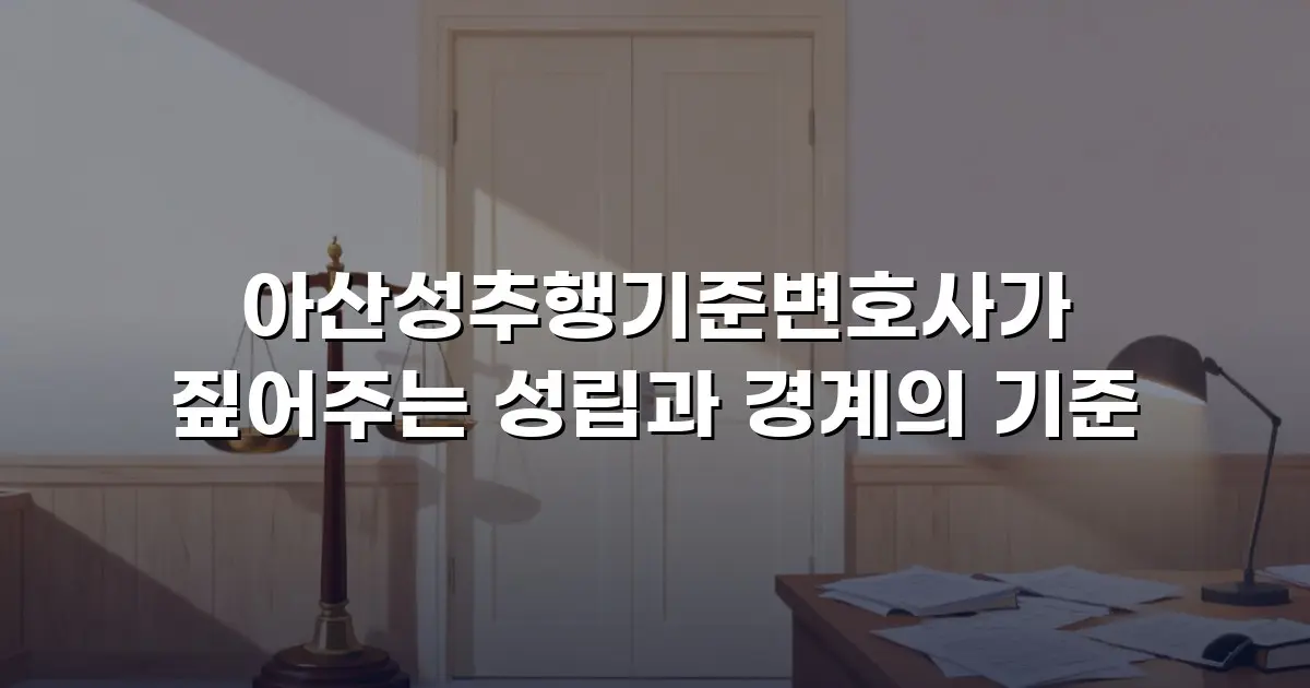 아산성추행기준변호사가 짚어주는 성립과 경계의 기준