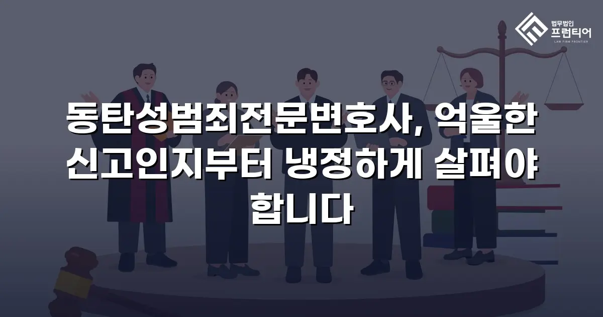 동탄성범죄전문변호사, 억울한 신고인지부터 냉정하게 살펴야 합니다