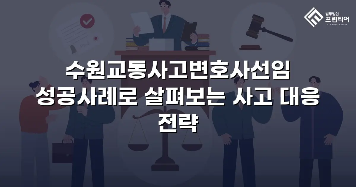 수원교통사고변호사선임 성공사례로 살펴보는 사고 대응 전략