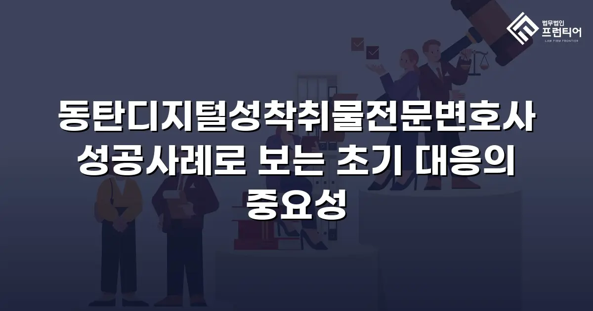 동탄디지털성착취물전문변호사 성공사례로 보는 초기 대응의 중요성