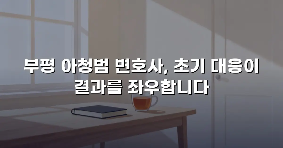 부평 아청법 변호사, 초기 대응이 결과를 좌우합니다