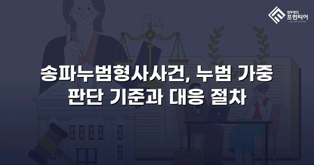 송파누범형사사건, 누범 가중 판단 기준과 대응 절차