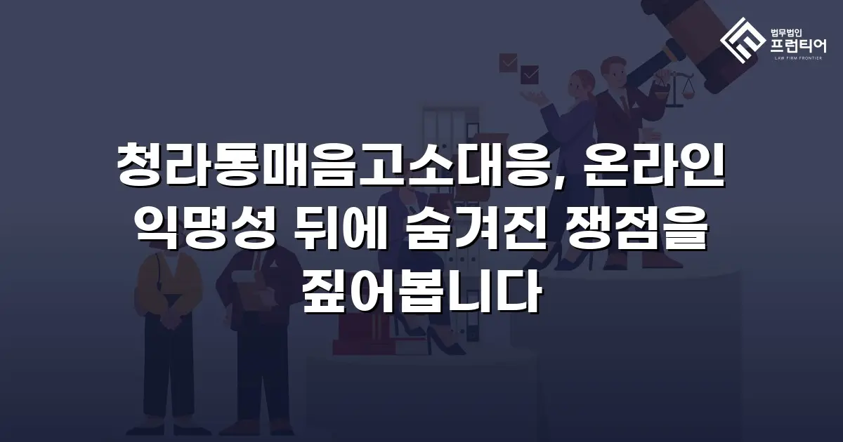 청라통매음고소대응, 온라인 익명성 뒤에 숨겨진 쟁점을 짚어봅니다