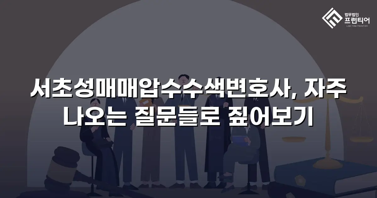 서초성매매압수수색변호사, 자주 나오는 질문들로 짚어보기