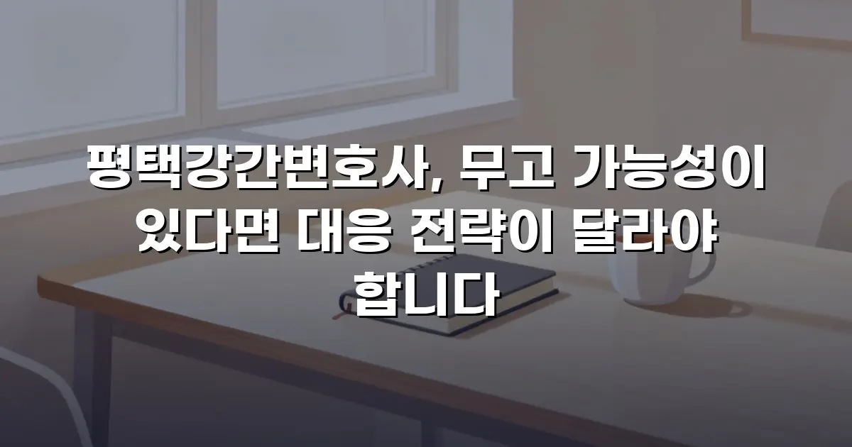 평택강간변호사, 무고 가능성이 있다면 대응 전략이 달라야 합니다