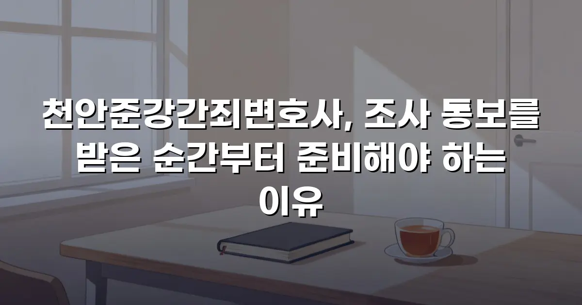 천안준강간죄변호사, 조사 통보를 받은 순간부터 준비해야 하는 이유