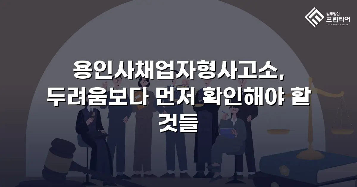 용인사채업자형사고소, 두려움보다 먼저 확인해야 할 것들