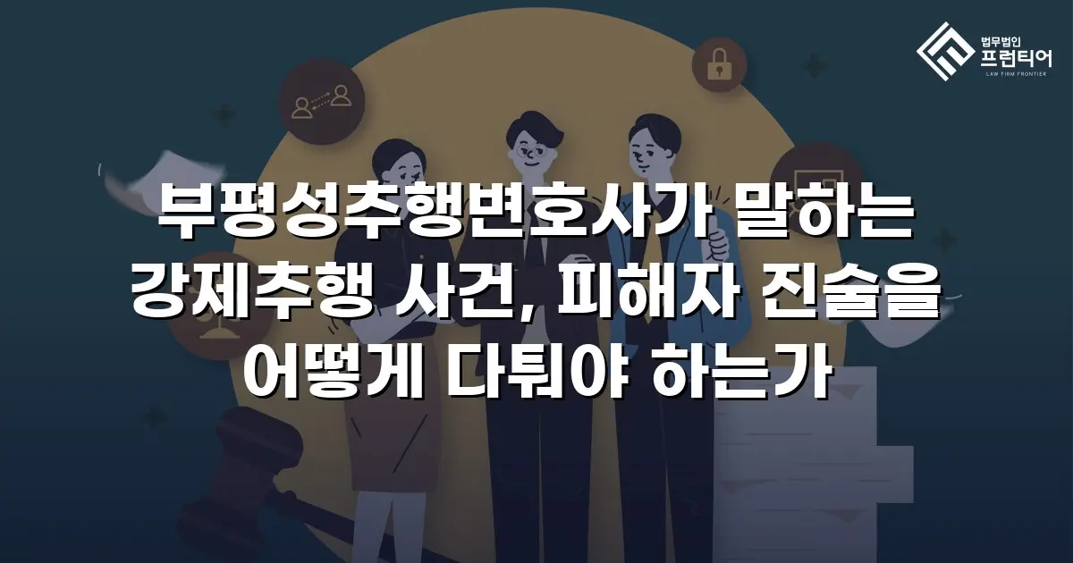 부평성추행변호사가 말하는 강제추행 사건, 피해자 진술을 어떻게 다퉈야 하는가