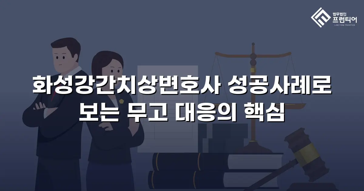 화성강간치상변호사 성공사례로 보는 무고 대응의 핵심