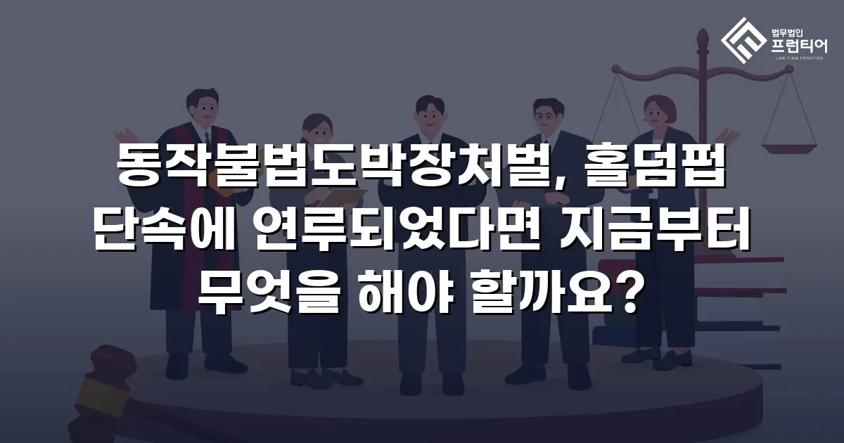 동작불법도박장처벌, 홀덤펍 단속에 연루되었다면 지금부터 무엇을 해야 할까요?