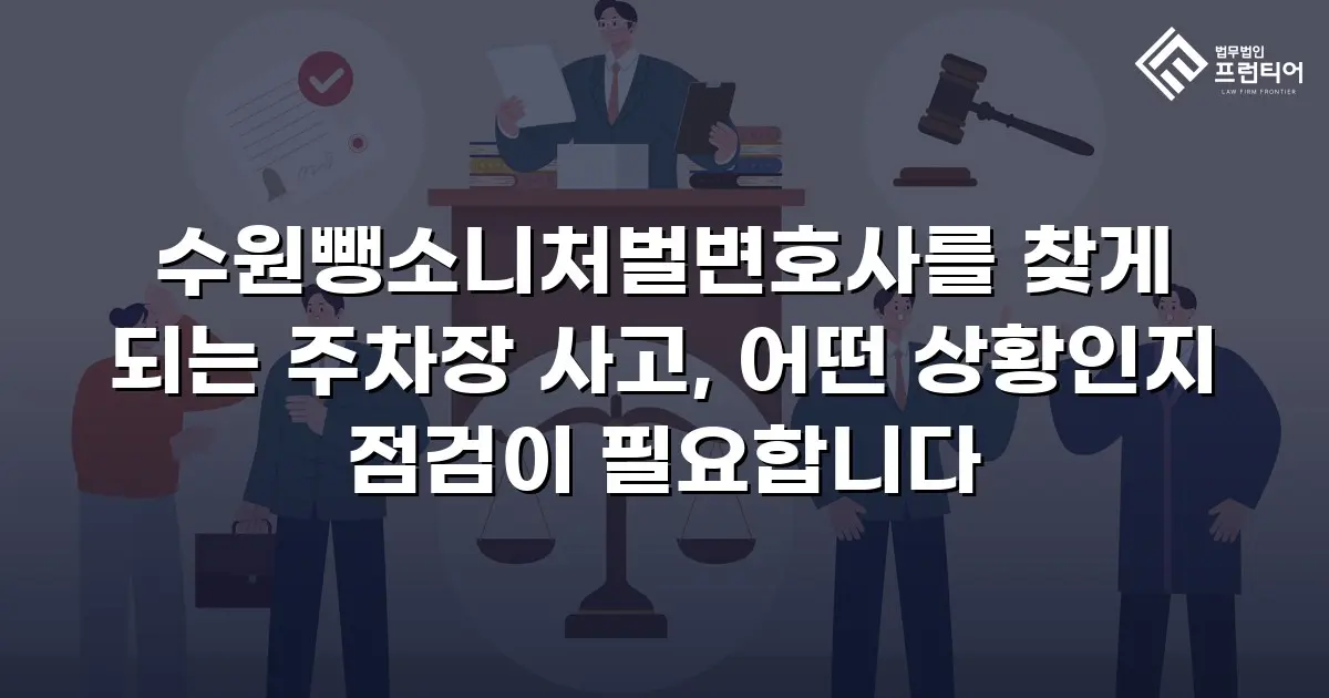 수원뺑소니처벌변호사를 찾게 되는 주차장 사고, 어떤 상황인지 점검이 필요합니다