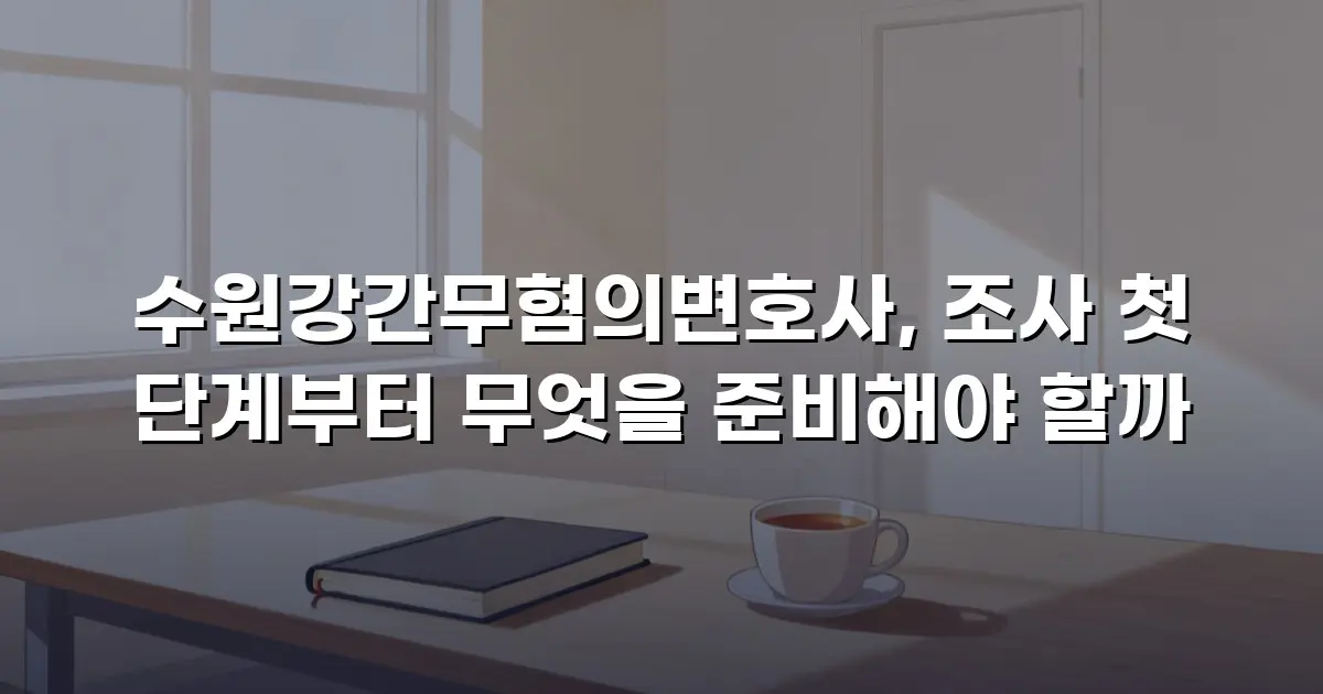 수원강간무혐의변호사, 조사 첫 단계부터 무엇을 준비해야 할까