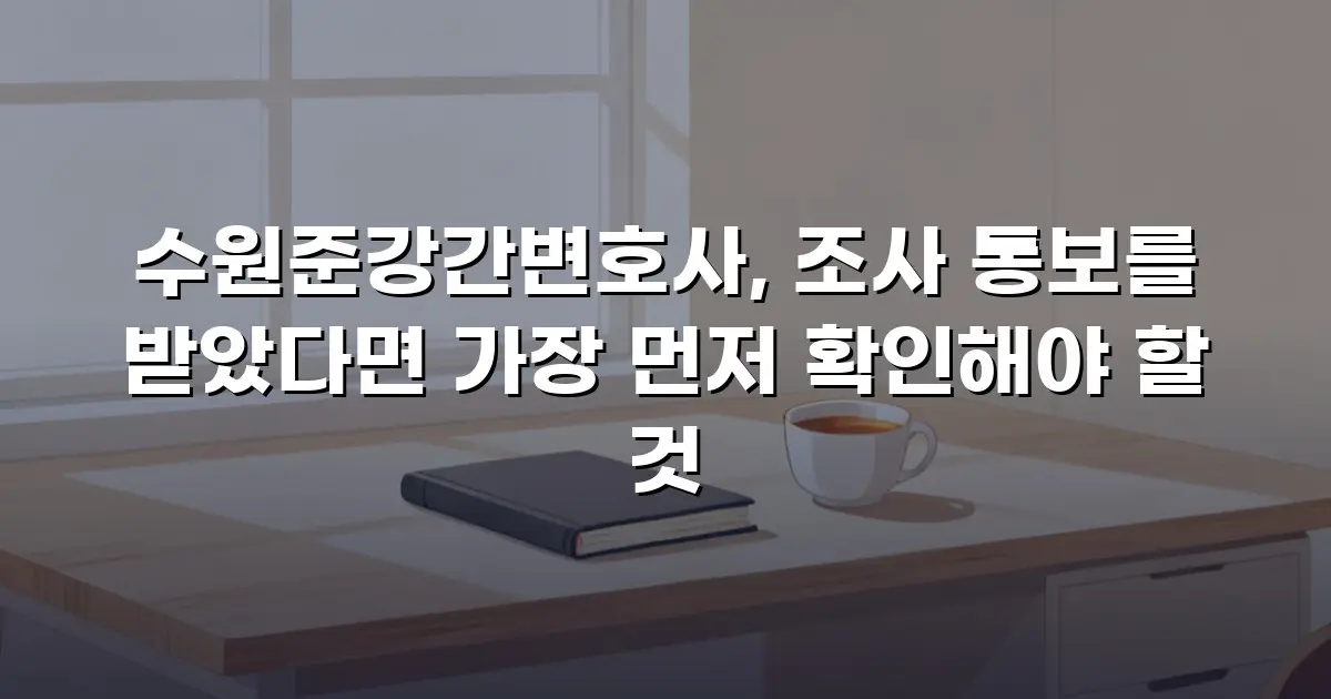 수원준강간변호사, 조사 통보를 받았다면 가장 먼저 확인해야 할 것