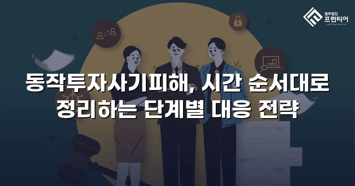 동작투자사기피해, 시간 순서대로 정리하는 단계별 대응 전략