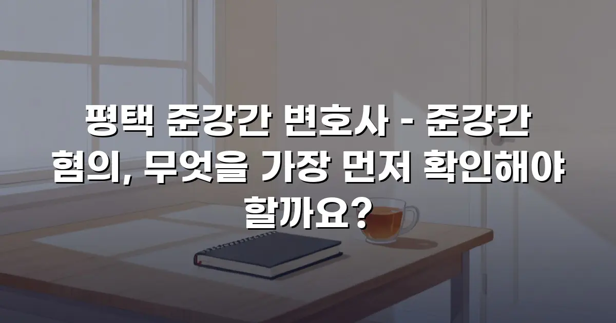 평택 준강간 변호사 – 준강간 혐의, 무엇을 가장 먼저 확인해야 할까요?