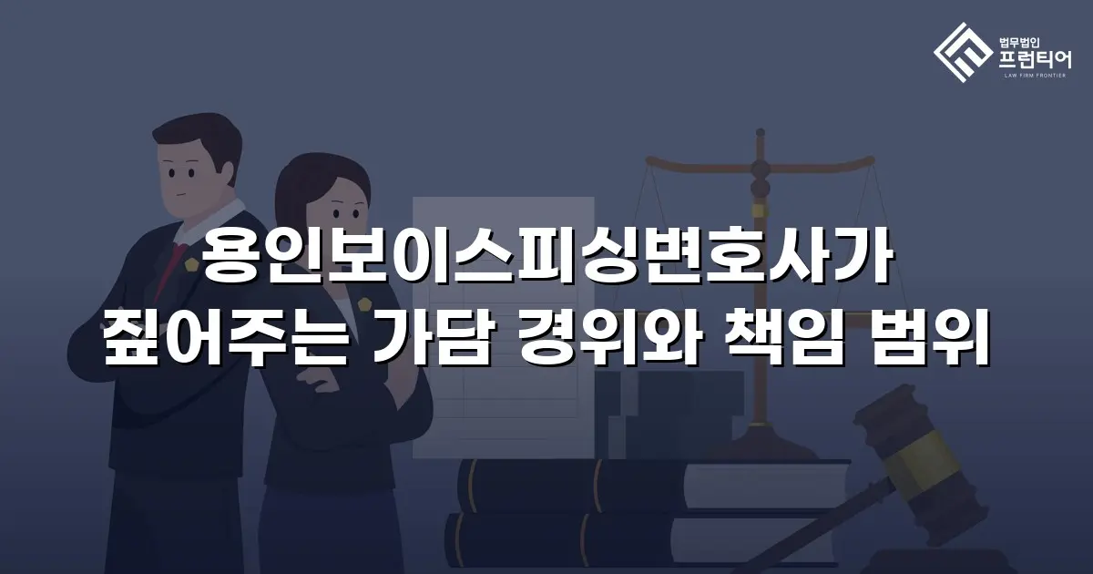 용인보이스피싱변호사가 짚어주는 가담 경위와 책임 범위