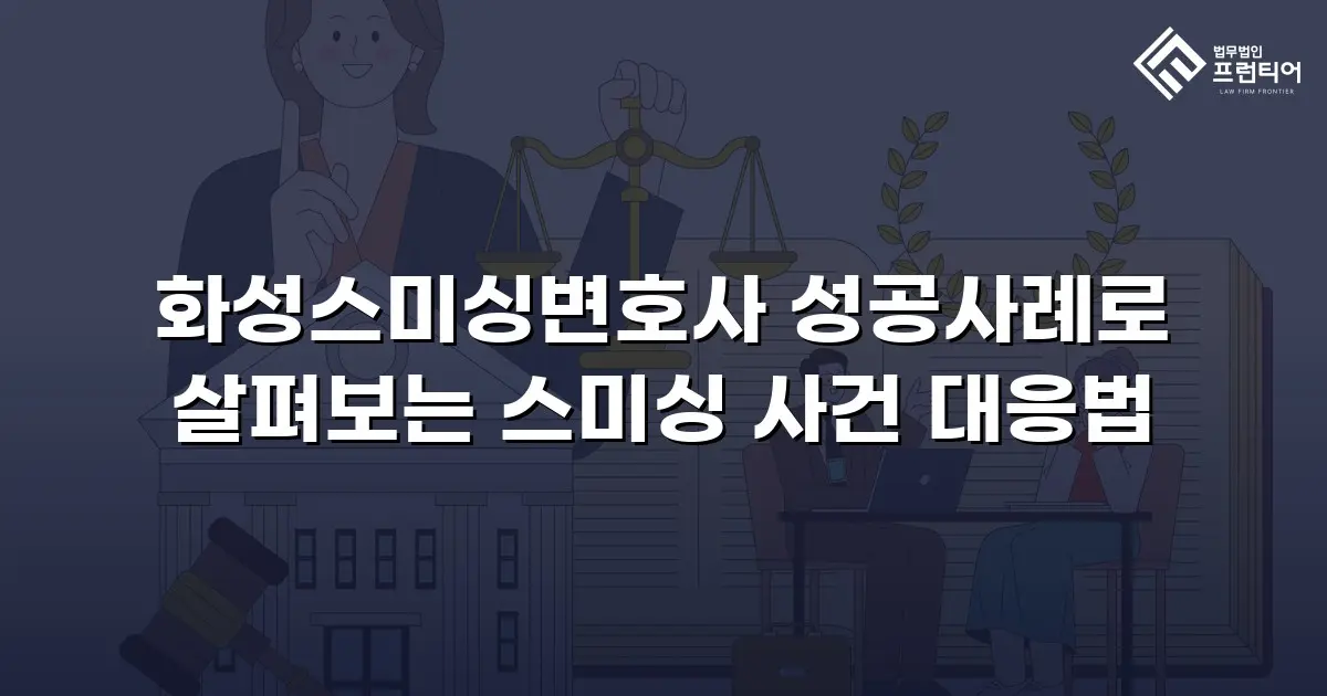 화성스미싱변호사 성공사례로 살펴보는 스미싱 사건 대응법