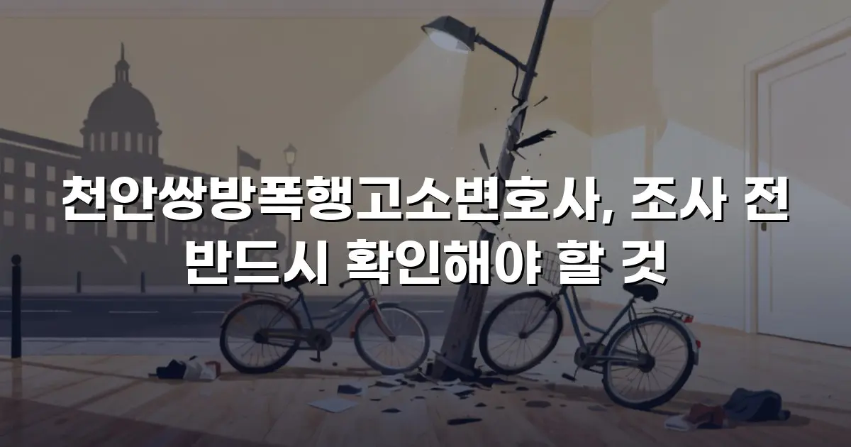 천안쌍방폭행고소변호사, 조사 전 반드시 확인해야 할 것