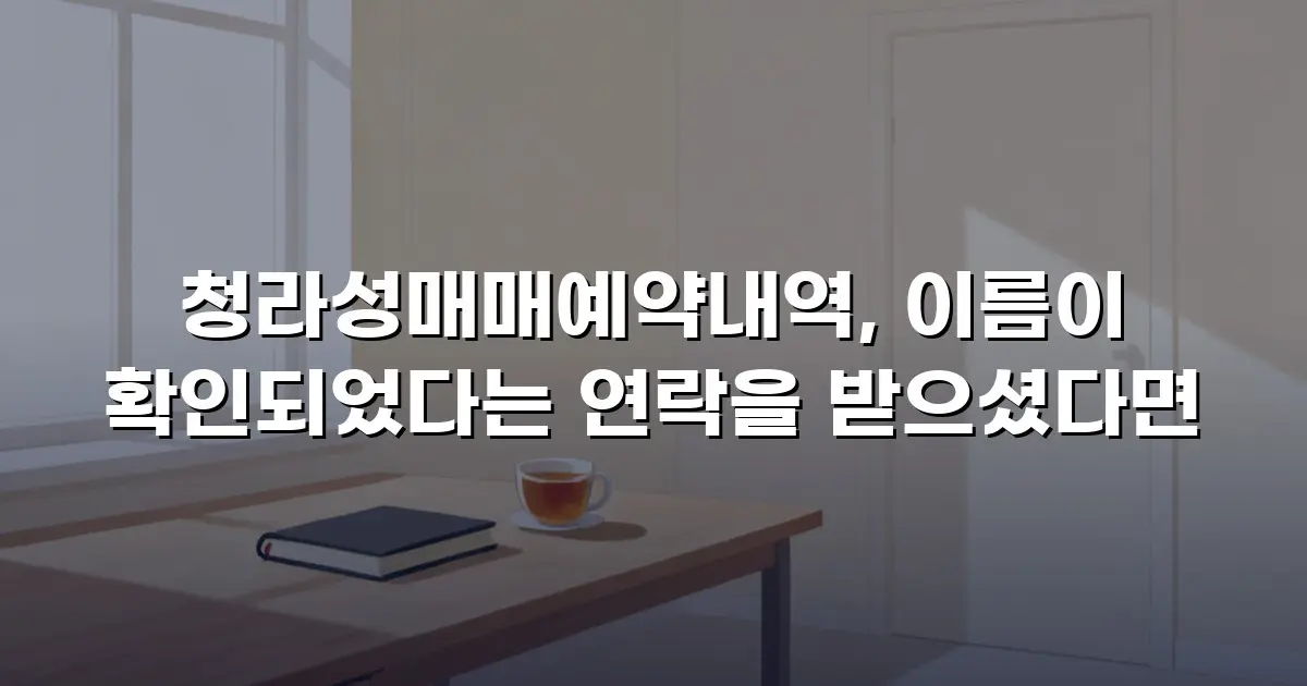 청라성매매예약내역, 이름이 확인되었다는 연락을 받으셨다면