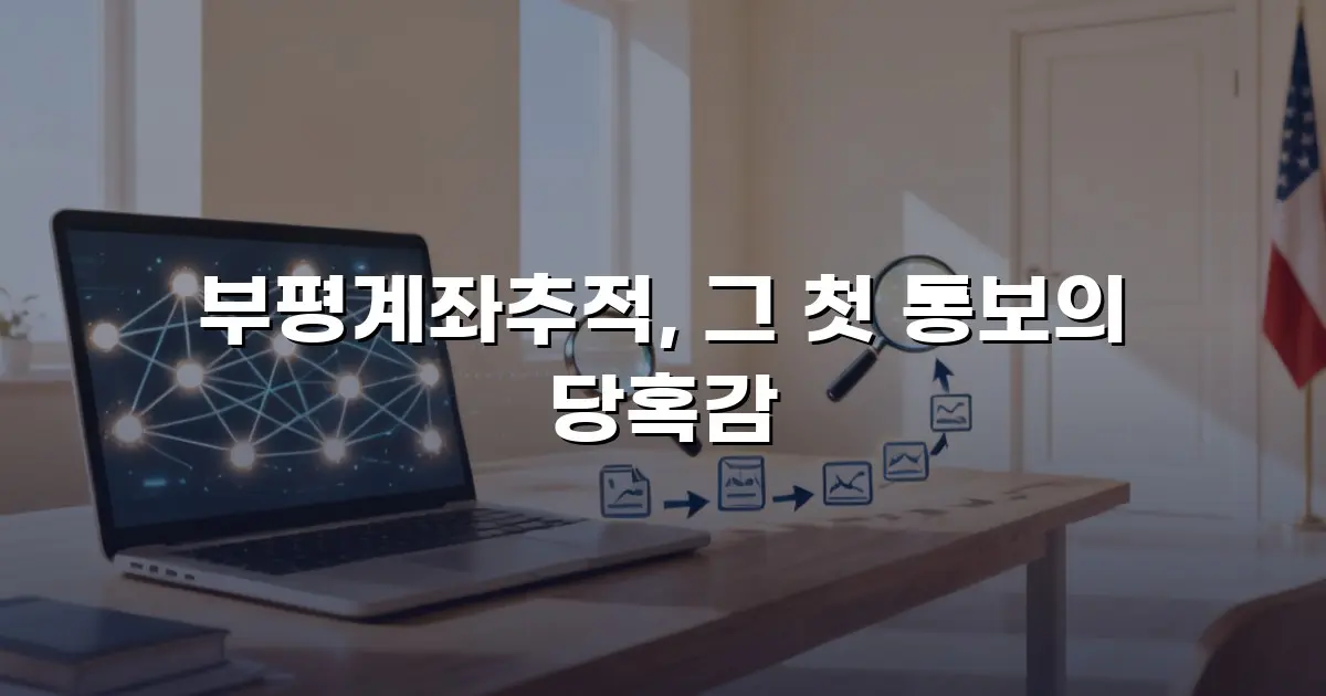 부평계좌추적, 그 첫 통보의 당혹감