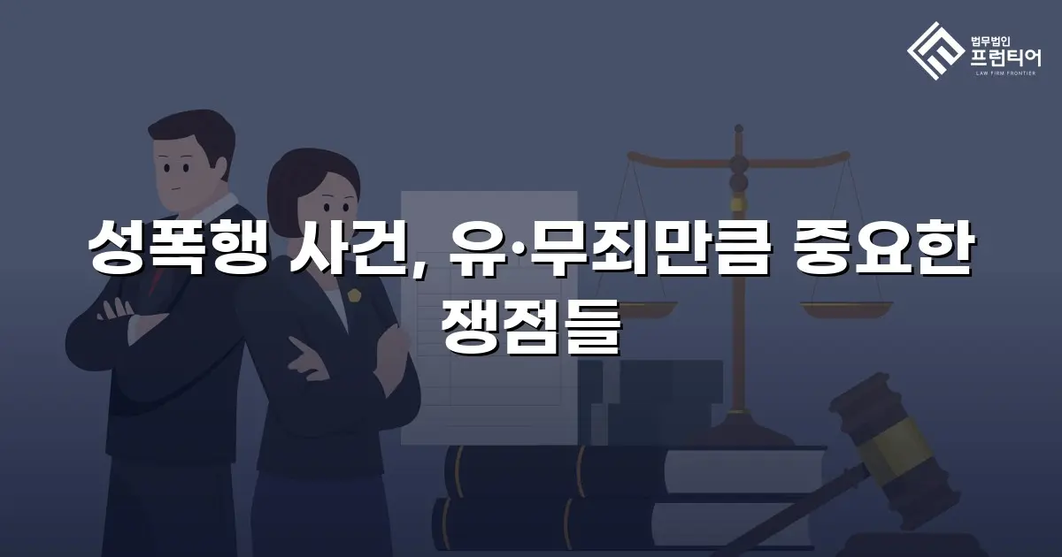 성폭행 사건, 유·무죄만큼 중요한 쟁점들