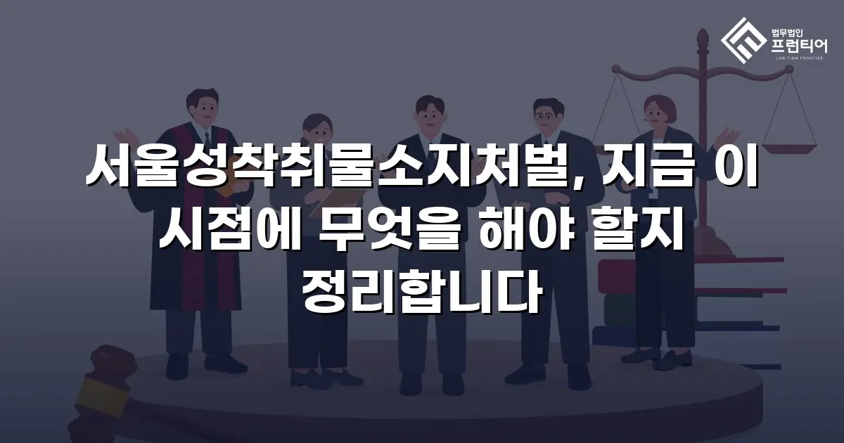 서울성착취물소지처벌, 지금 이 시점에 무엇을 해야 할지 정리합니다
