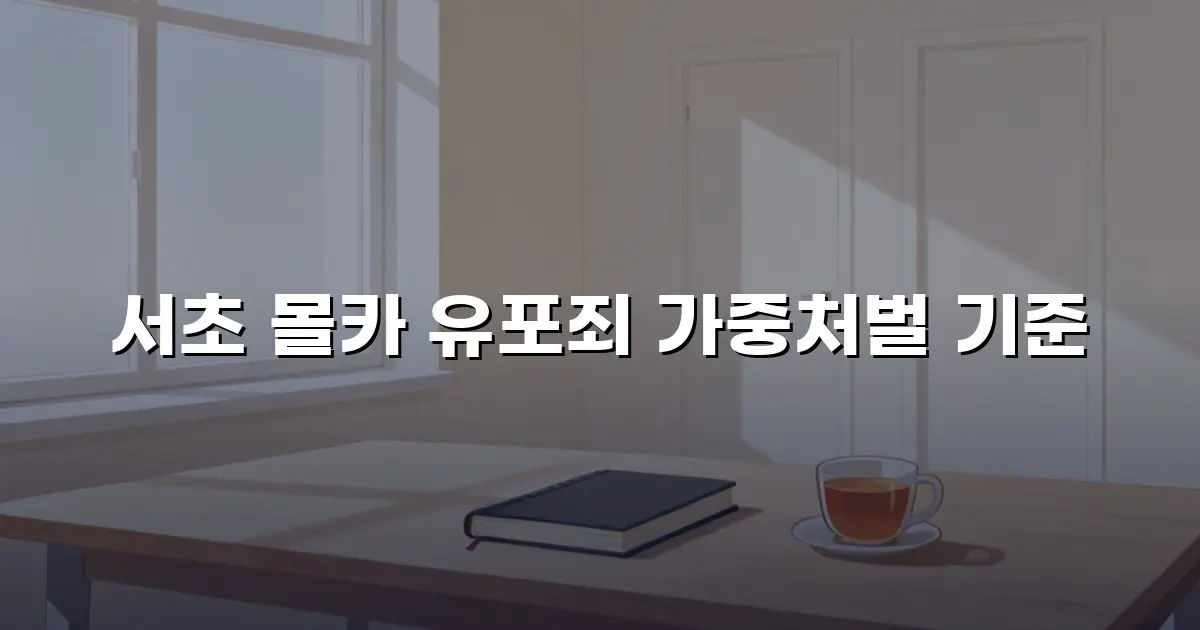 서초 몰카 유포죄 가중처벌 기준